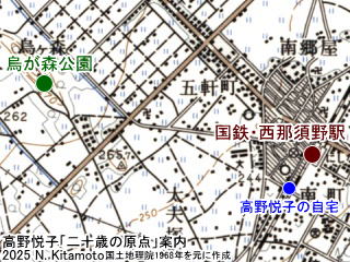 烏ヶ森公園広域図