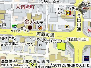 河原町今出川付近地図