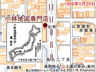東本願寺前地図