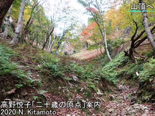 雲取山山頂へ