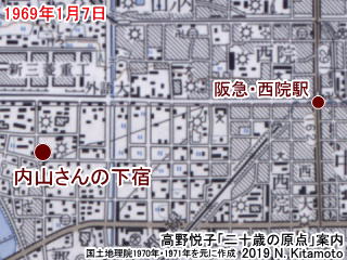 阪急松尾から阪急西院までの地図