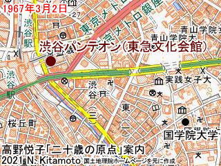 渋谷周辺図